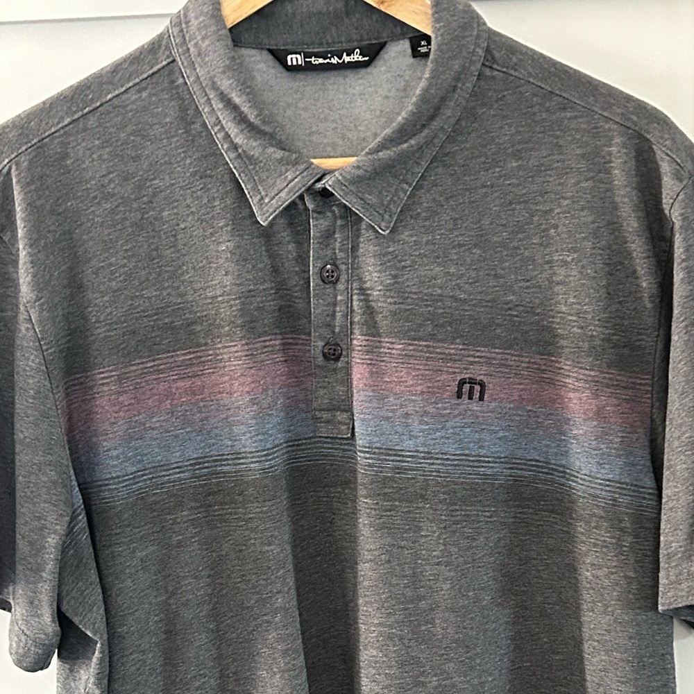 TRAVIS MATHEW mens size Xlarge soft cotton golf polo
